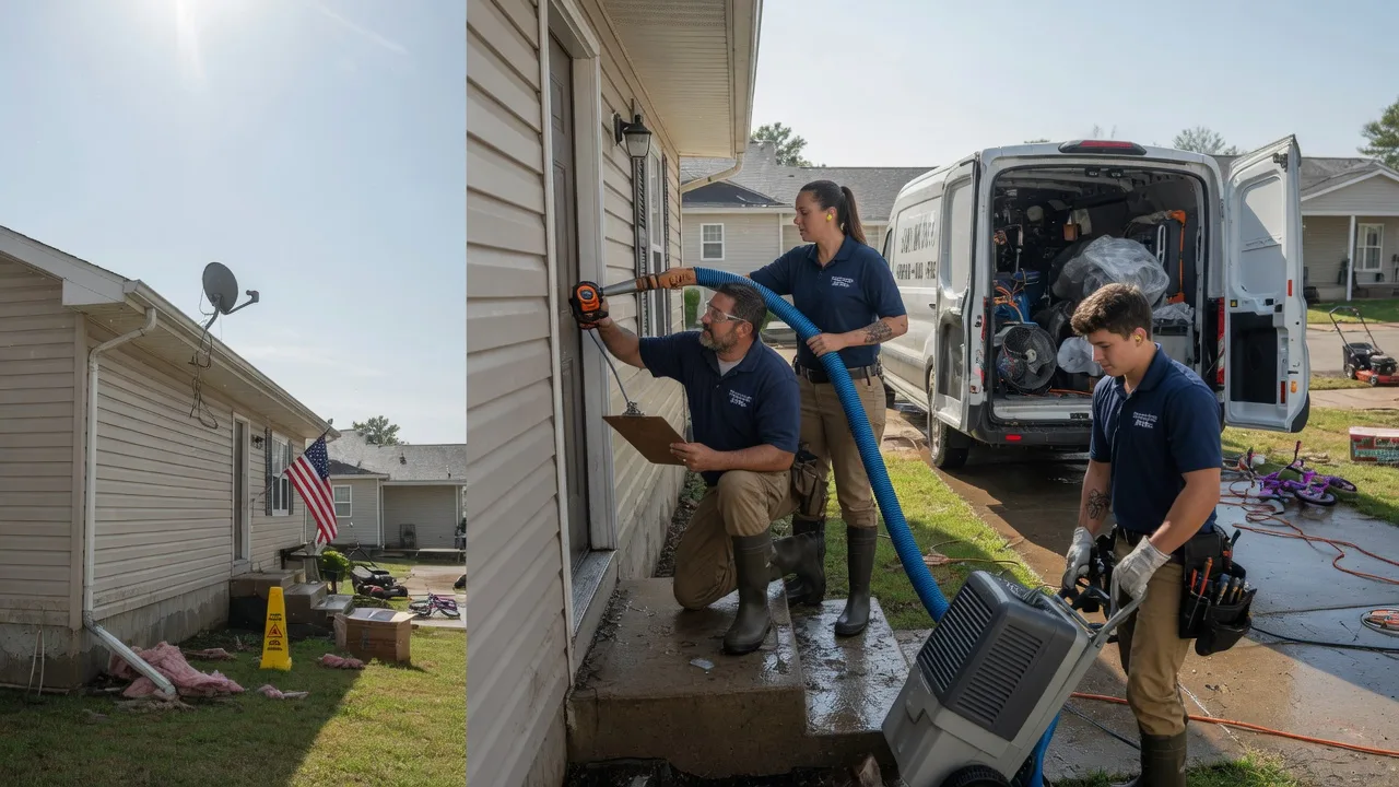 Ceiling Water Damage Restoration in Milan, OH near me